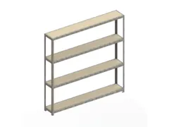 breedvakstelling,grondveld,HxBxD 2470x2504x400mm,vakl. 400kg