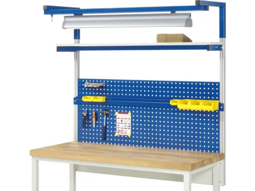 opbouwelement,v. werkbank,HxBxD 1380x1500x350mm,draagverm. 100kg,staal