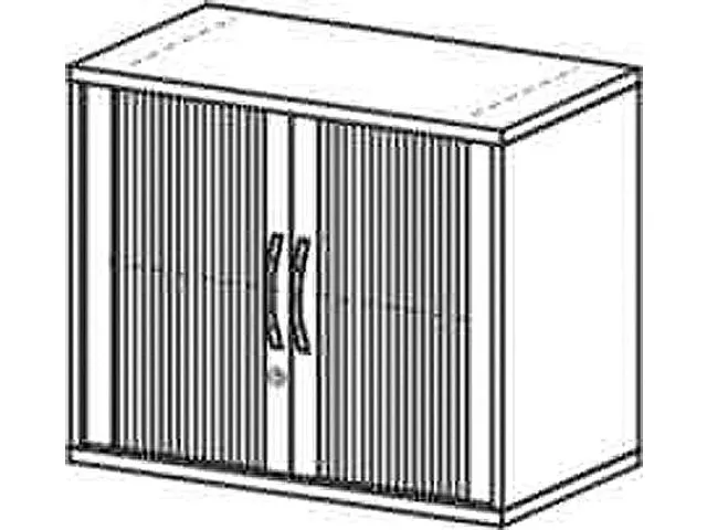 jaloeziedeurkast,HxBxD 720x800x430mm,1xhouten vloer,decor romp esdoorn
