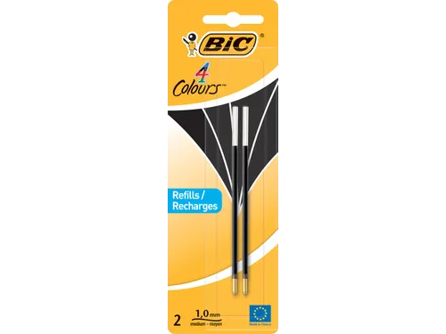 vulling voor balpen 4 Colours Medium 2 stuks zwart