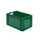 Euronorm-stapelbak 61l 320x600x400mm Wanden/bodem Gesloten Groen