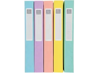 Aquarel elastobox uit glanskarton A4+ 4 cm assorti - 3