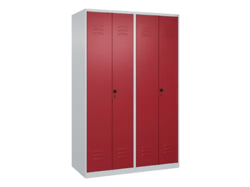 locker voor scheiding van kleding,HxBxD 1850x1200x500mm,4vak