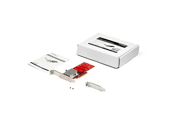 Dual M.2 PCIe SSD Adapter Kaart