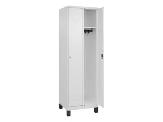 locker,HxBxD 1950x600x500mm,2vak,vak B 300mm,cil.-slot,voeten - 2