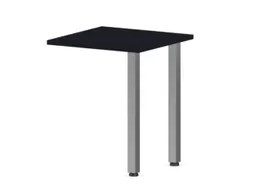 aanbouwtafel,i.h.v.,HxBxD 720-840x600x600mm,CC-zwart