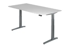 bureau assis-debout à régl. de haut. élec. HxlxP 650-1290x2000x1000