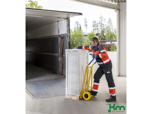 steekwagen,draagverm. 250kg,PU-banden,steekplaat BxD 360x480mm