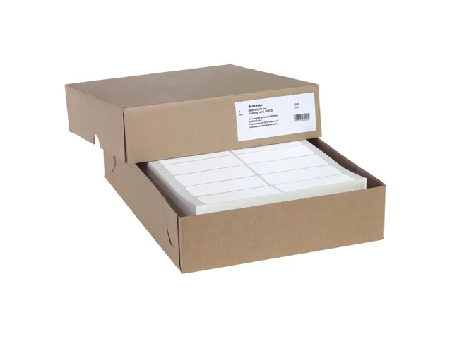 Etiquette HERMA 8220 88,9x35,7mm 2 rangées blanc 8000 pièces