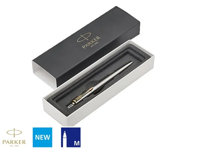 Balpen Parker Jotter stainless steel GT medium Giftbox