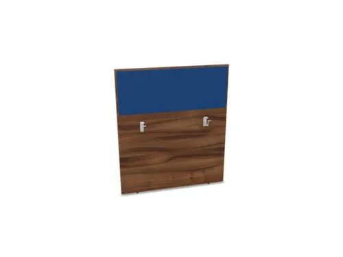 baliepaneel bureau aanbouw achter NP-tiepolo nut BN6016-blauw 1000mm