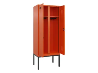 locker voor scheiding van kleding,HxBxD 2120x800x500mm,2vak - 1