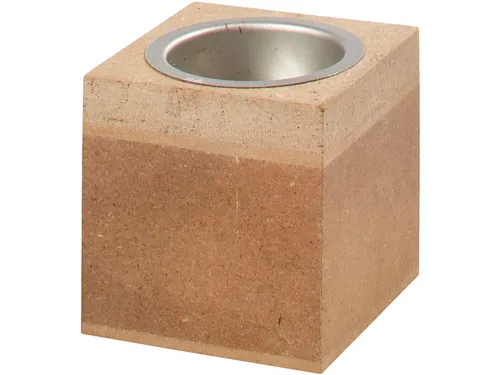 Waxinelichthouder Creativ Company 6x6x6cm MDF