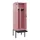 PBM-locker met bank,HxBxD 2120x600x815mm,2vak,vak B 300mm,draaigrendel