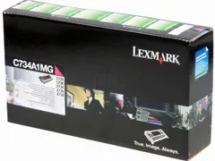 Tonercartridge Lexmark C 734 a 1 mg Retourpr.Magenta