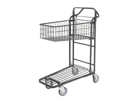 ruimtebesparende wagen,draagverm. 300kg,laadvl. LxB 825x410mm