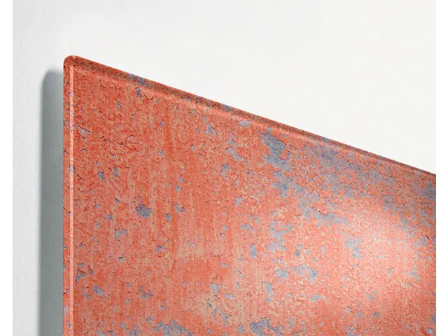 Glas Magneetbord Sigel Artverum Red Wall mat. 91x46cm