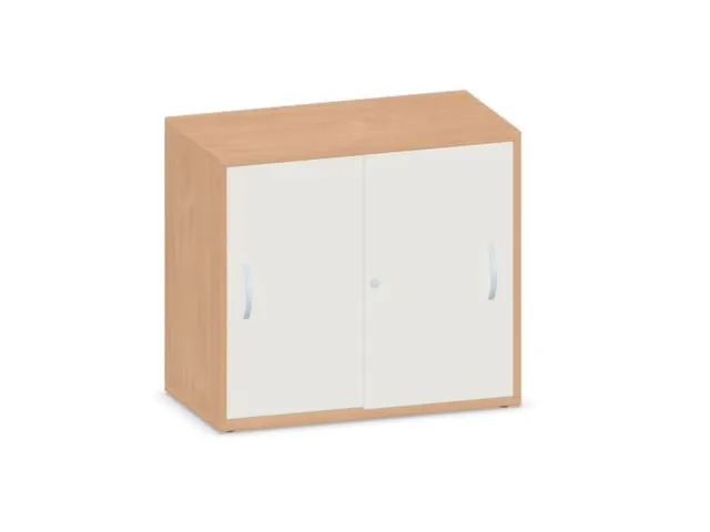 schuifdeurkast,HxBxD 720x800x430mm,decor romp beuken,decor front wit