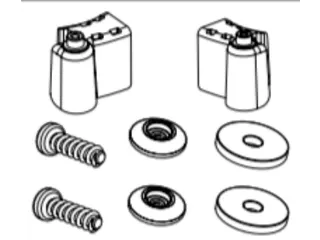 Set stootkappen zuigmond t.b.v. 244 NX - 1