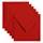 Envelop Papicolor 140x140mm rood pak à 6 stuks