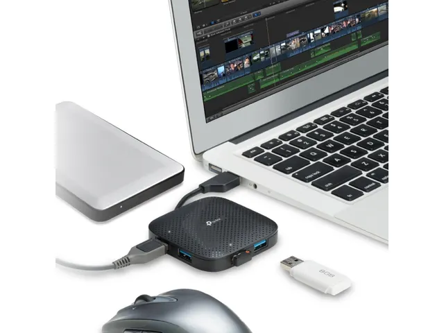 USB 3.0 Hub 4 Poorten