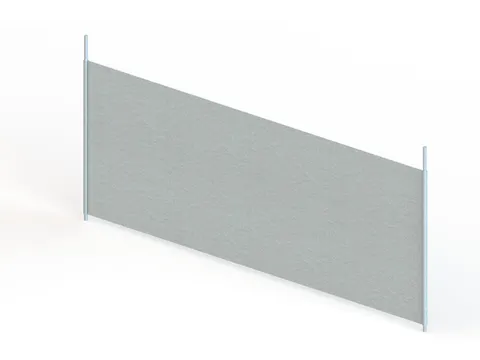 scheidingsplaat,v. inhaakstelling,HxD 300x600mm,doorgaand