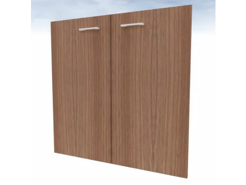 dubbele vleugeldeur,v. scheidingswand,2ordnerhoogte,HxB 860x830mm,hout