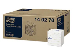 Tork 140278 Facial Tissues Kubus Extra Soft Premium 2-laags 30x100 vel