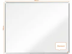 Nobo Whiteboard 120x150cm Staal Premium Plus Magnetisch
