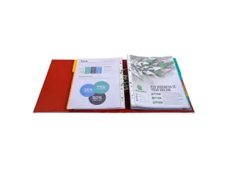 Ordner PP Prem'Touch A4 maxi 50mm Assorti - 8