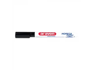 Araven Horeca marker/stift zwart - 1