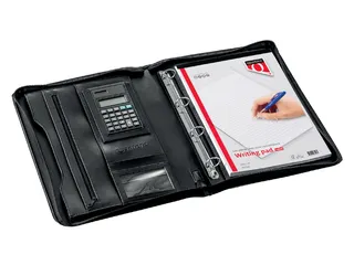 Schrijfmap Quantore A4 met rits en calculator - 1
