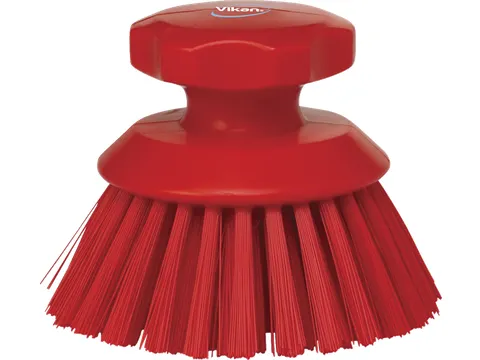 Werkborstel Rond Rood