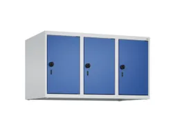 opzetkast,v. locker,3vak.,vak B 300mm,HxBxD 500x900x500mm,vleugeldeur