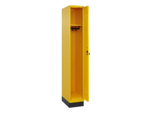 locker,HxBxD 1950x300x500mm,1vak,vak B 300mm,draaigrendel,sokkel