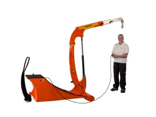 contragewichtskraan,draagverm. 500kg,hef H 2950mm,5-niveaus-draagarm - 2