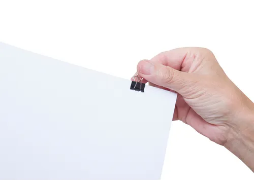Papierklem MAUL 213 foldback 16mm capaciteit 5mm zwart