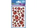 étiquette en papier Z-design Creative 3 feuilles coccinelles