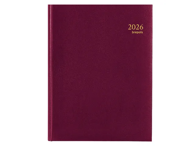 Agenda 2027 Brepols Timing Lima 7 jours/2 pages bordeaux