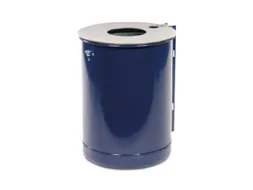 afvalbak,HxØ 950x380mm,afvalbak inhoud 46,5l,wand/paal