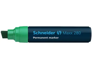 Marker Schneider Maxx 280 permanent beitelpunt groen - 6