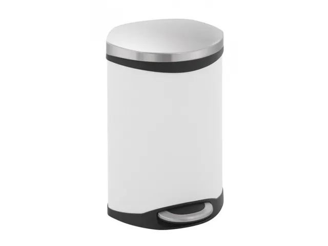 Shell Bin pedaalemmer 10 liter Wit EKO