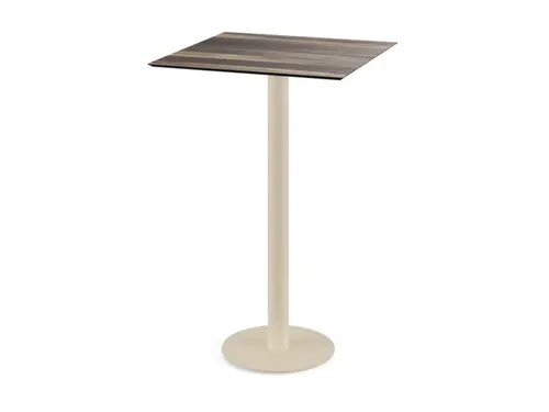 statafel,HxBxD 1090x700x700mm,rechthoekig,schotelvoet zandkleuren