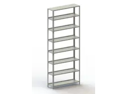 magazijnstelling,grondveld,HxBxD 2500x1004x304mm,veldl. 800kg