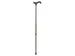Wandelstok Able2 carbon soft derby handvat zwart