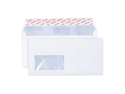 envelop Office FSC C5/6 80 gram met venster links wit 50 stuks