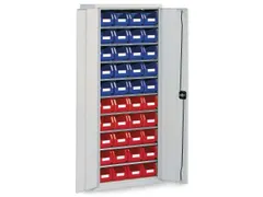 Stellingkast Met 40zichtbakken Hxbxd 1600x690x285mm Ral7035