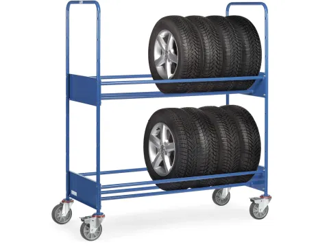 Bandenwagens 4586 250kg 1420x600mm Ral5007