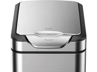 Afvalbak Design Tina Touch 30 Liter Eko Mat Rvs - 5