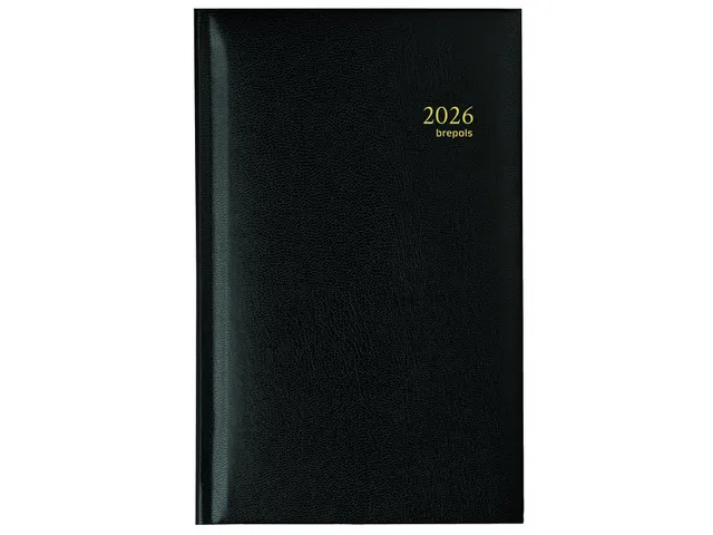 Agenda 2027 Brepols Interplan Lima 7dagen/2pagina's zwart